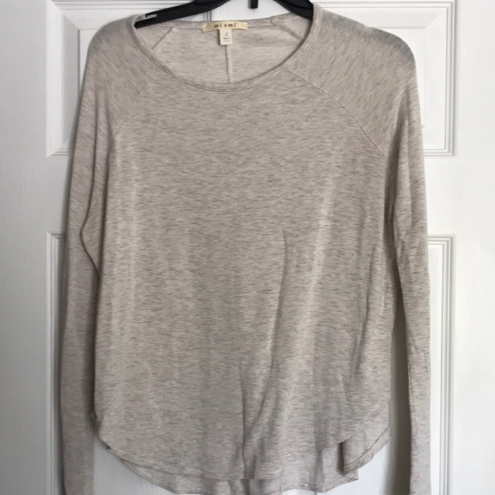 Cream super comfy long tee